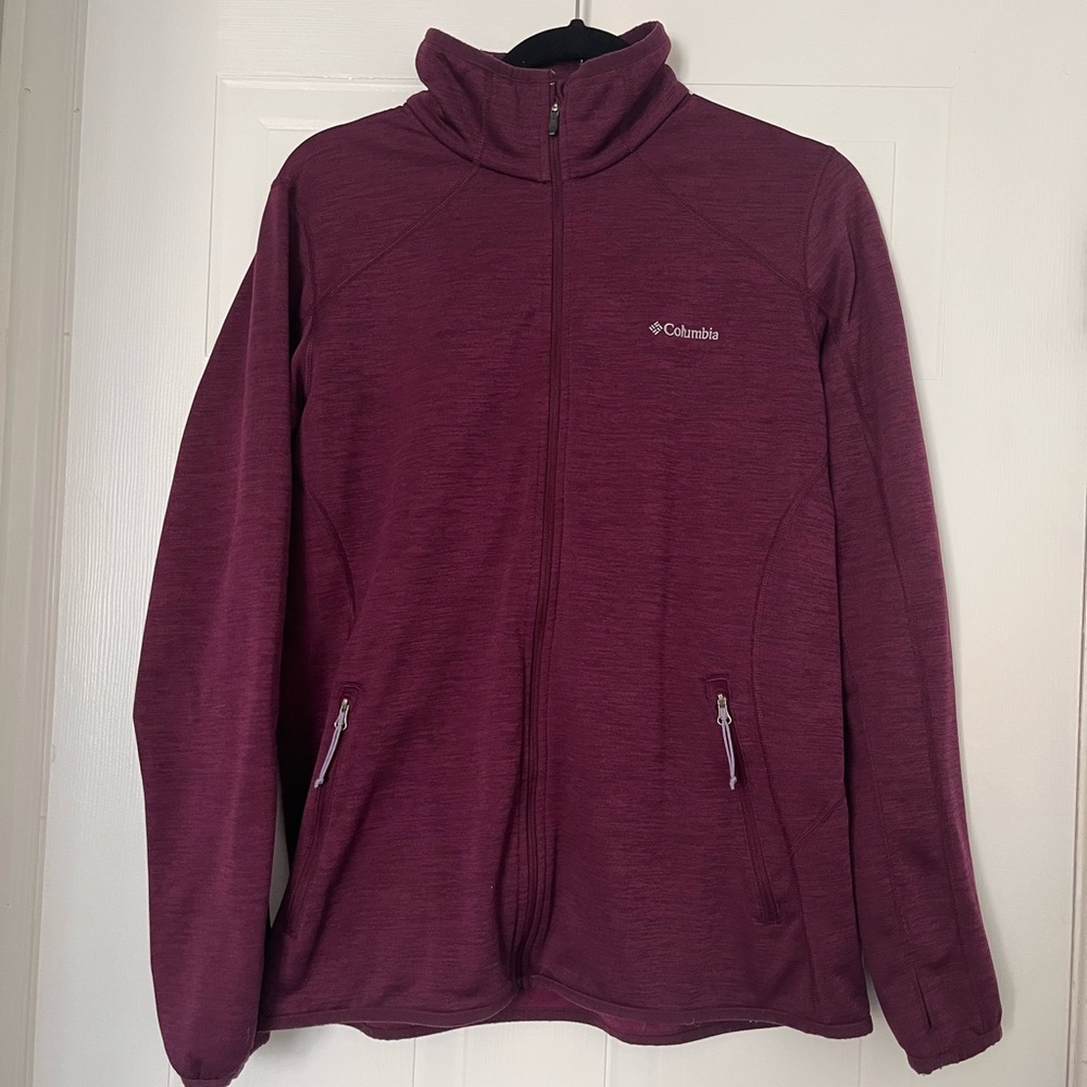 Columbia Women's Purple zip up fleece